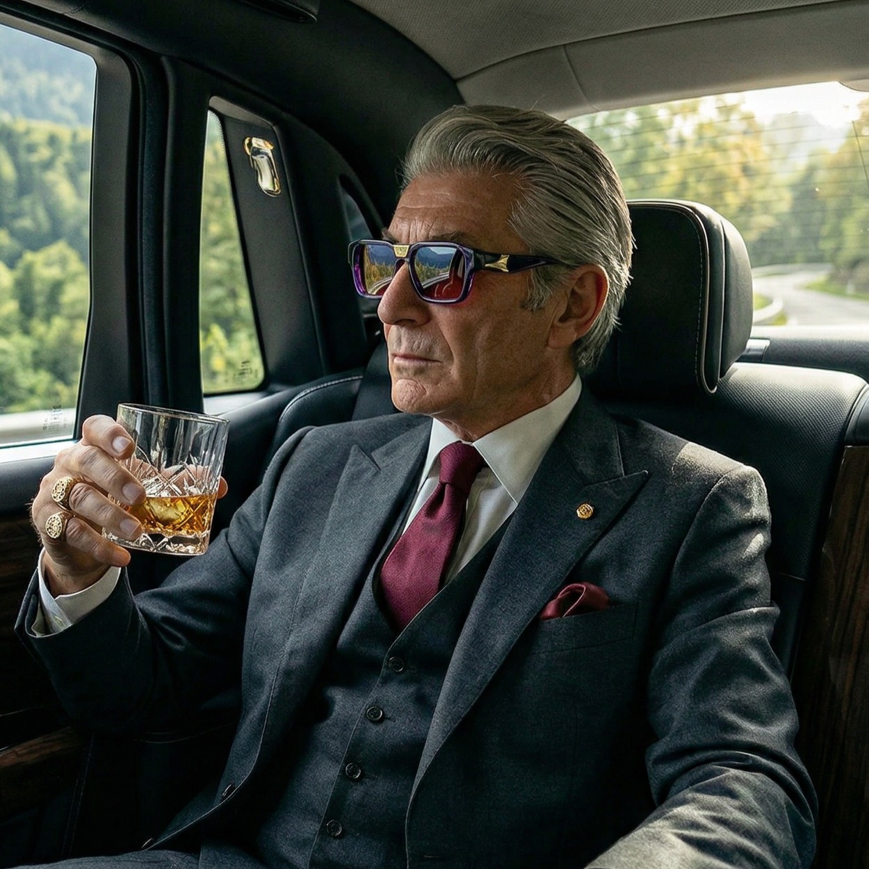 Bespoke handcrafted tortoiseshell glasses for men from DesignsAnd private collection.